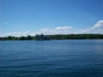 View from the boat on the Thousand Islands tour.
