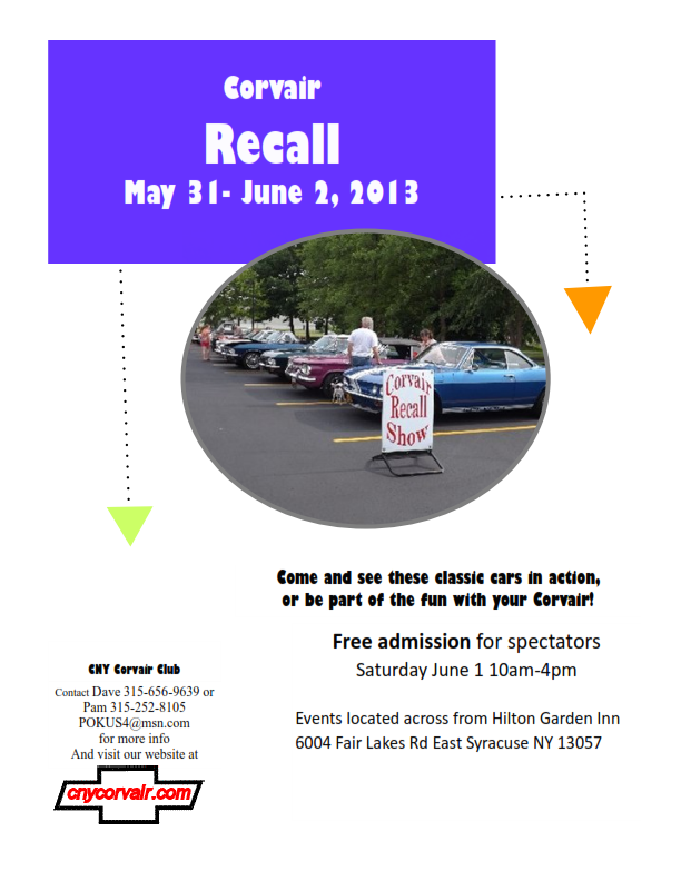 Recall 2013 flyer