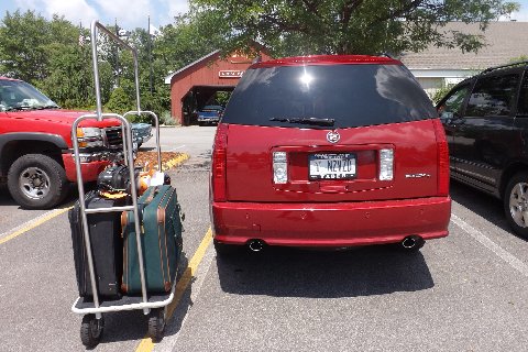 packing up