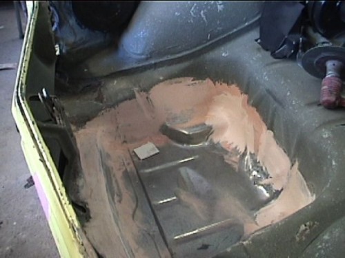 New trunk pan