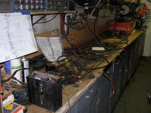Building the new wire harness