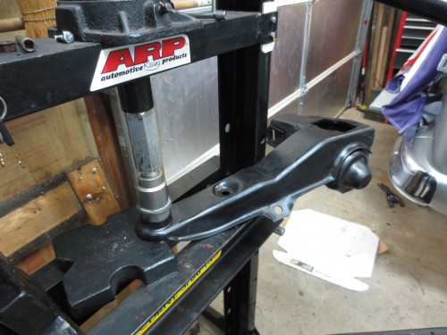 New bushings and paint for the torque arms.
