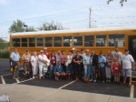 The group ready for the tour