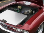 Trunk holds the radiator in Paul's V-8 Vair.