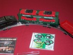Cobblestone Crossing brought choo-choo display and info.