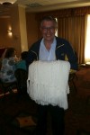 Kevin won the afghan