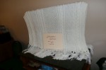 Afghan raffled off at the banquet...